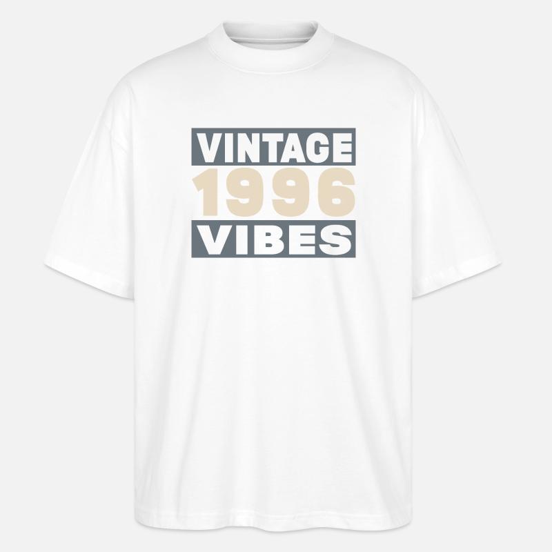 Jubiläum 1996 – 30 Jahre - Stanley/Stella Oversized Unisex Bio T-Shirt Blaster 2.0 - Weiß