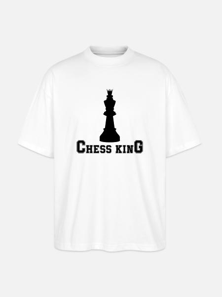 Chess King - Stanley/Stella Oversized Unisex Organic T-shirt Blaster 2.0 - white