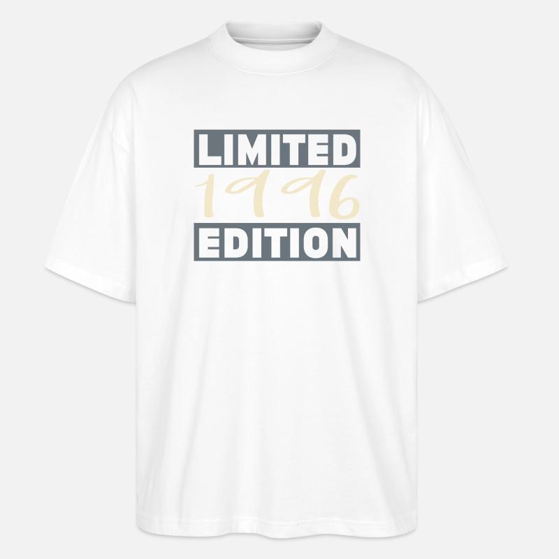 Millésime 1996, Cadeau D'anniversaire 30 Ans - T-shirt bio Blaster 2.0 coupe oversize Stanley/Stella Unisexe - blanc