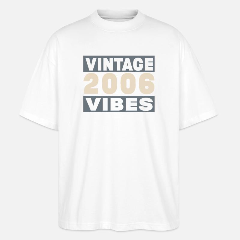 Jubiläum 2006 – 20 Jahre - Stanley/Stella Oversized Unisex Bio T-Shirt Blaster 2.0 - Weiß