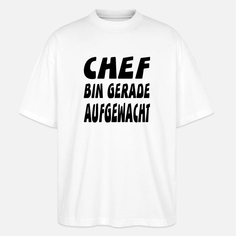 Chef - Stanley/Stella Oversized Unisex Bio T-Shirt Blaster 2.0 - Weiß