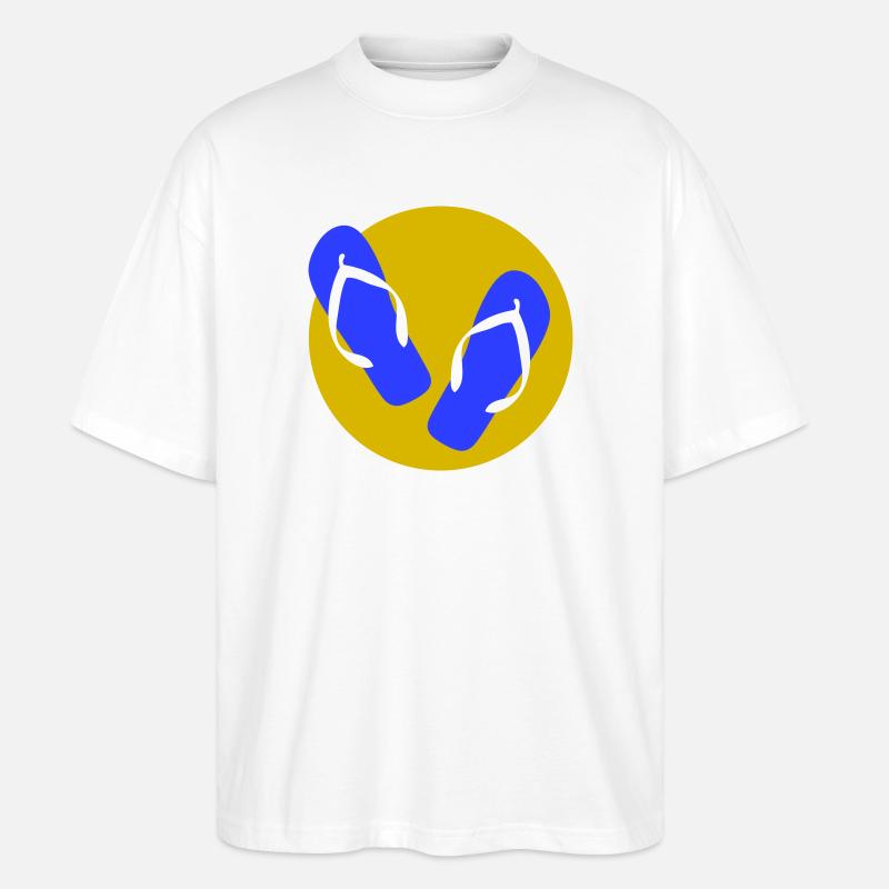 Endlich Ferien! - Stanley/Stella Oversized Unisex Bio T-Shirt Blaster 2.0 - Weiß