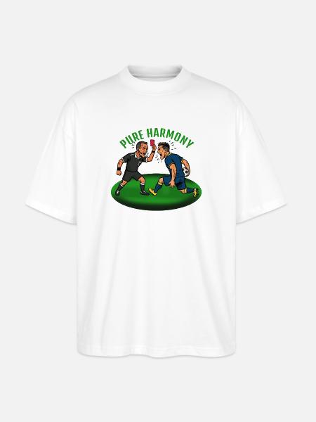 Pure Harmony: Complaining in football - Stanley/Stella Oversized Unisex Organic T-shirt Blaster 2.0 - white
