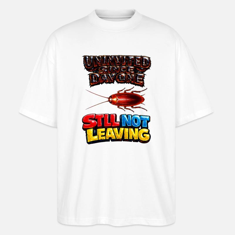 Nicht ständig verschwinden - Stanley/Stella Oversized Unisex Bio T-Shirt Blaster 2.0 - Weiß