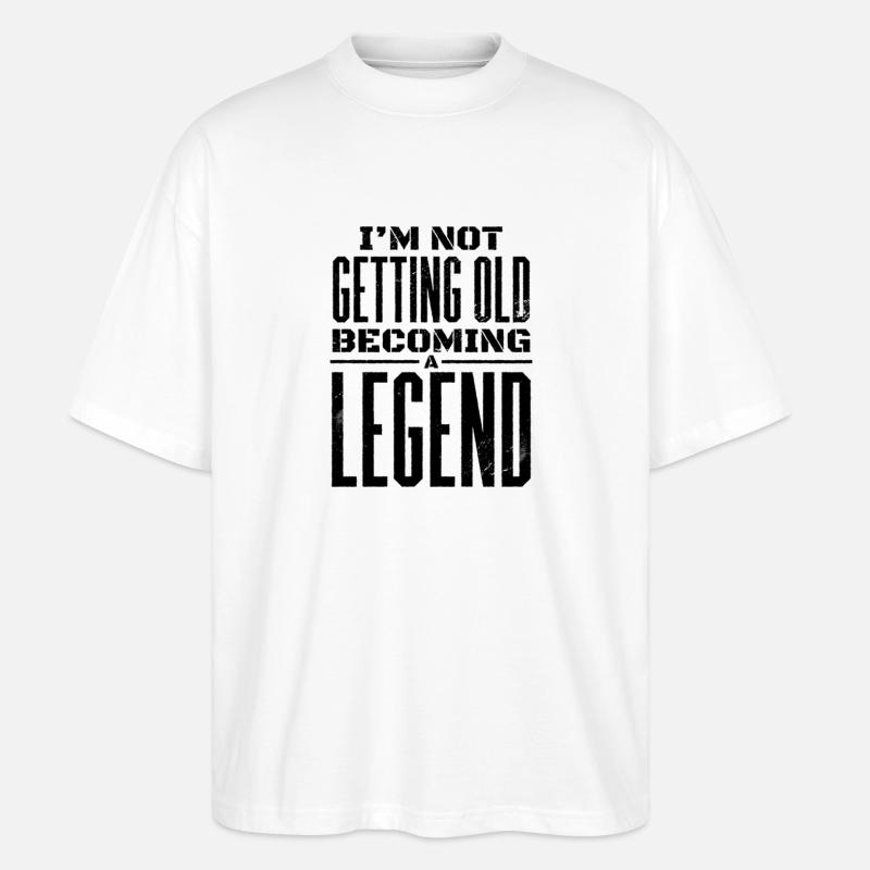 Legend Design - Stanley/Stella Oversized Unisex Bio T-Shirt Blaster 2.0 - Weiß