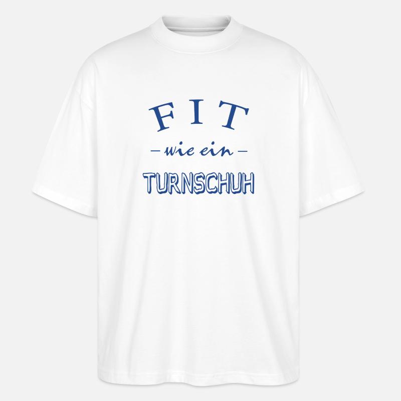 FIT wie ein Turnschuh - Stanley/Stella Oversized Unisex Bio T-Shirt Blaster 2.0 - Weiß