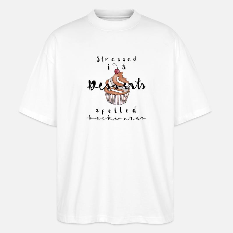 Cupcake  - Stanley/Stella Oversized Unisex Bio T-Shirt Blaster 2.0 - Weiß