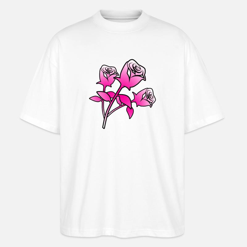 Rosen - Stanley/Stella Oversized Unisex Bio T-Shirt Blaster 2.0 - Weiß