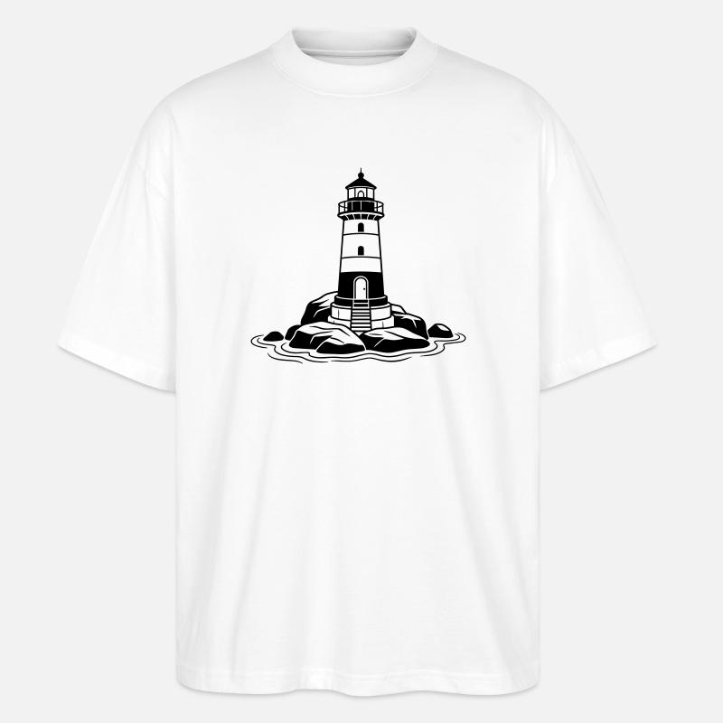 phare - T-shirt bio Blaster 2.0 coupe oversize Stanley/Stella Unisexe - blanc