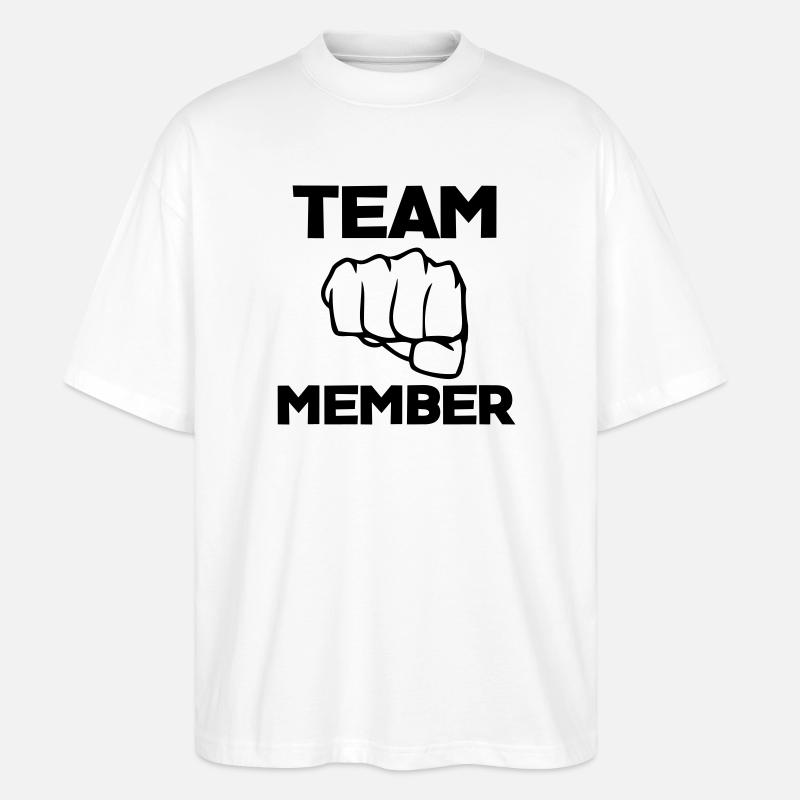 Équipier - T-shirt bio Blaster 2.0 coupe oversize Stanley/Stella Unisexe - blanc