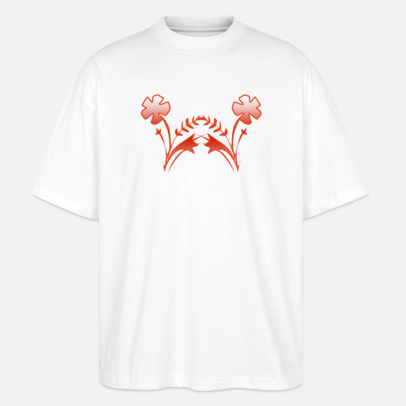 Fleur - T-shirt bio Blaster 2.0 coupe oversize Stanley/Stella Unisexe - blanc