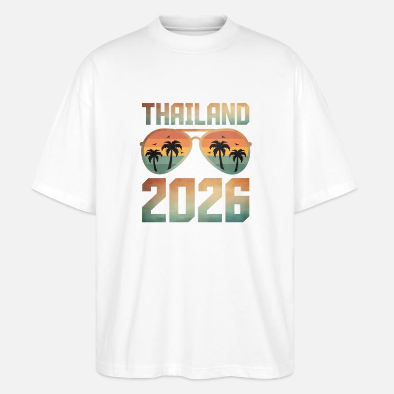 Thailand 2026 - Stanley/Stella Oversized Unisex Bio T-Shirt Blaster 2.0 - Weiß