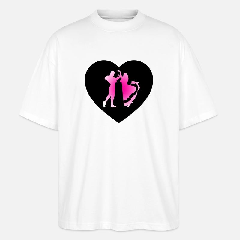 Tanzen - Stanley/Stella Oversized Unisex Bio T-Shirt Blaster 2.0 - Weiß