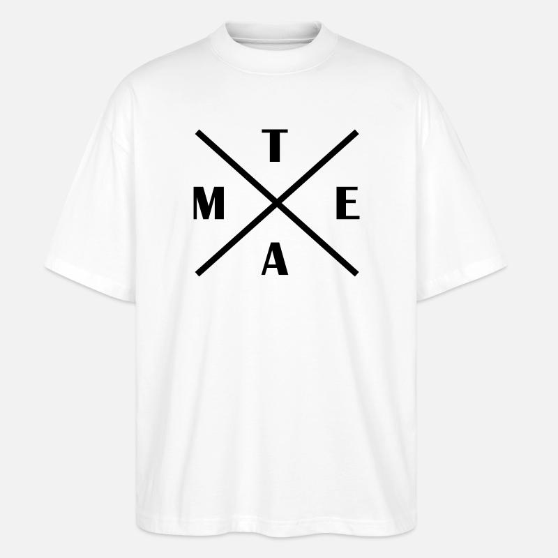 kreuz_team - Stanley/Stella Oversized Unisex Bio T-Shirt Blaster 2.0 - Weiß