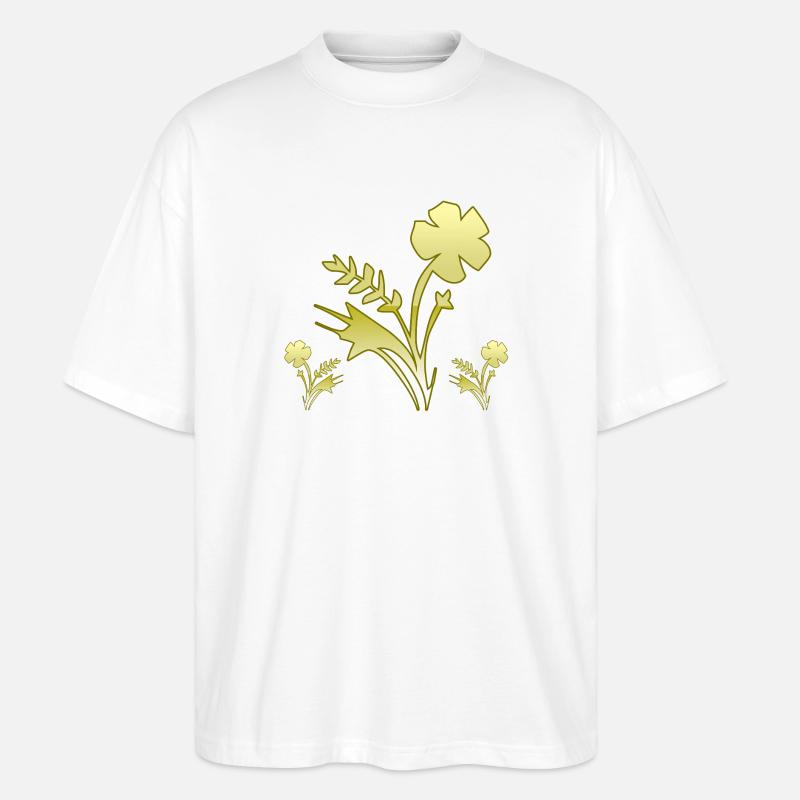 Fleur - T-shirt bio Blaster 2.0 coupe oversize Stanley/Stella Unisexe - blanc