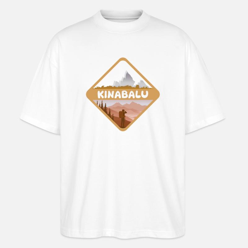 Kinabalu - Stanley/Stella Oversized Unisex Bio T-Shirt Blaster 2.0 - Weiß