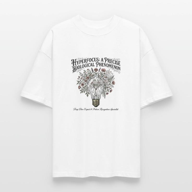 ADHD Hyperfocus - Pattern Recognition Specialist Stanley/Stella Oversized Unisex Organic T-shirt Blaster 2.0