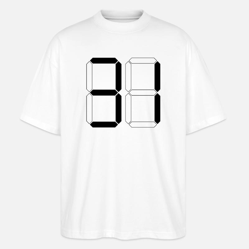 NUMÉRO 31 Trente-et-Un Cadeaux Numériques - T-shirt bio Blaster 2.0 coupe oversize Stanley/Stella Unisexe - blanc