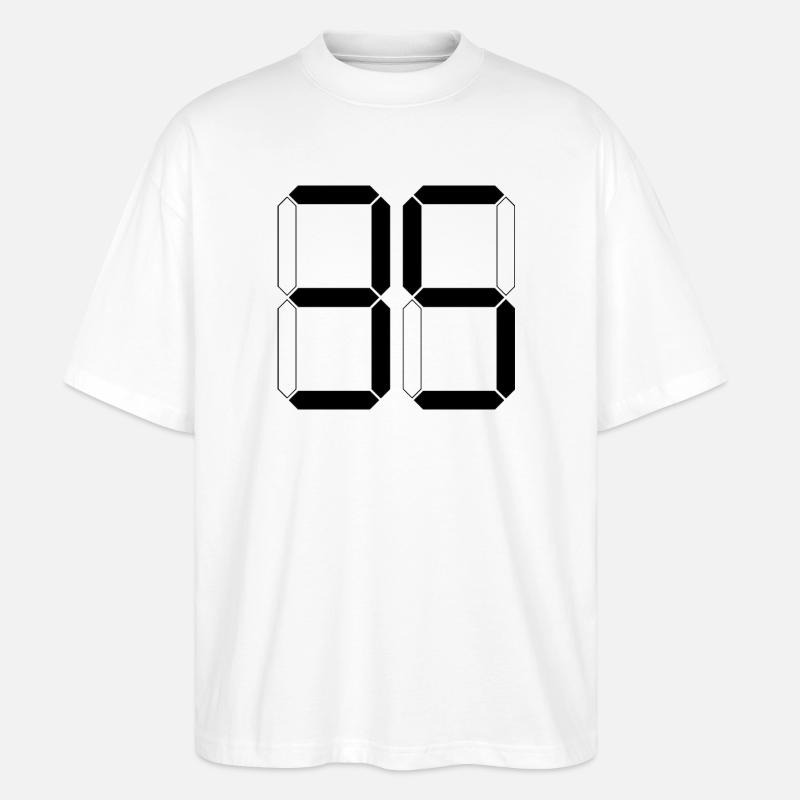 NUMÉRO 35 Trente-cinq Cadeaux Numériques - T-shirt bio Blaster 2.0 coupe oversize Stanley/Stella Unisexe - blanc
