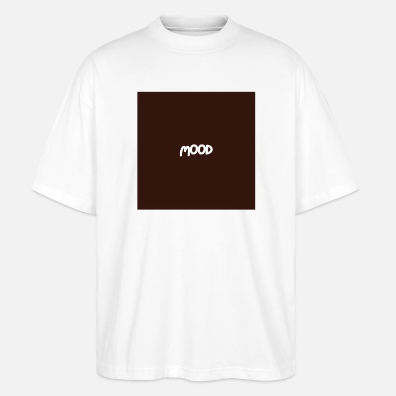 "MOOD" Graphic Tee Design - T-shirt bio Blaster 2.0 coupe oversize Stanley/Stella Unisexe - blanc