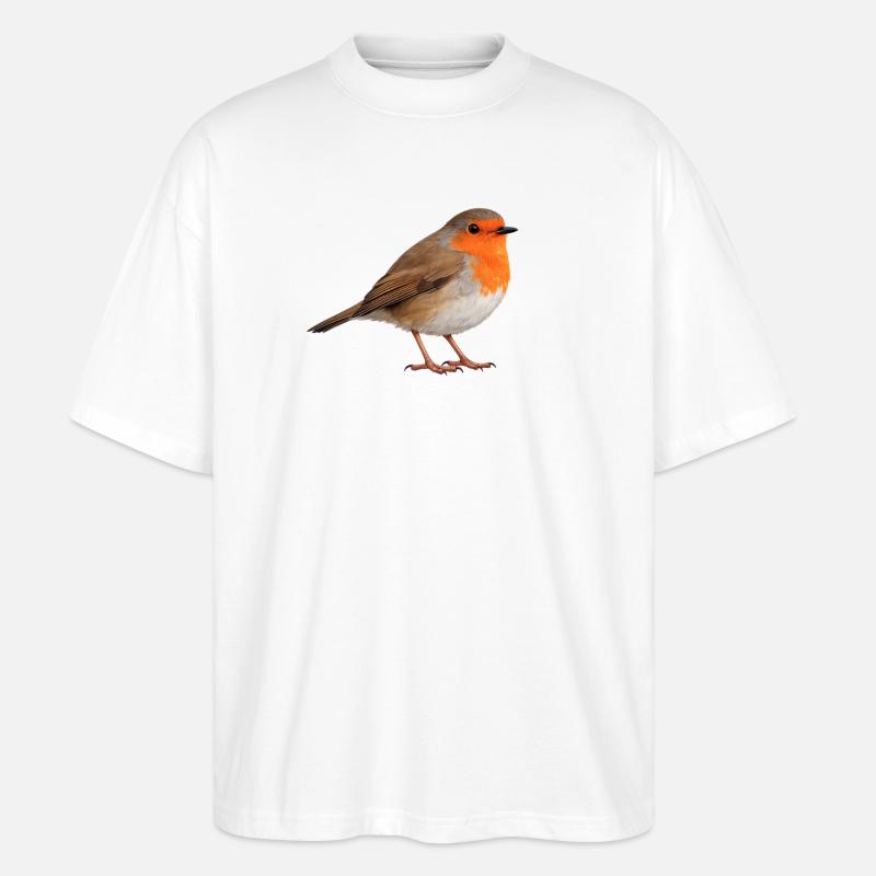 Robin - Stanley/Stella Oversized Unisex Bio T-Shirt Blaster 2.0 - Weiß