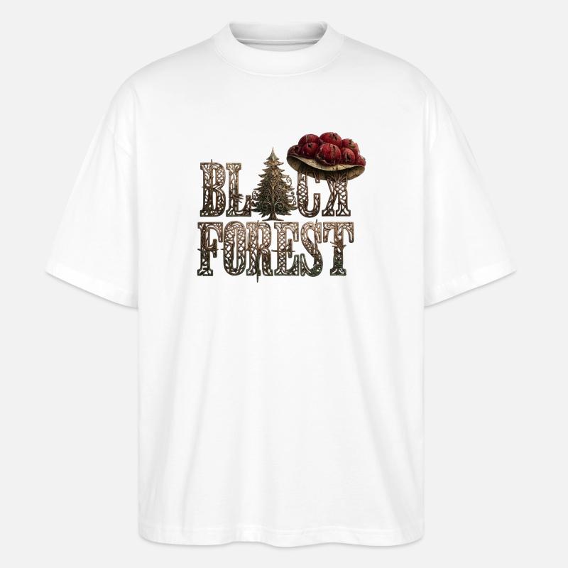 Forêt-Noire - T-shirt bio Blaster 2.0 coupe oversize Stanley/Stella Unisexe - blanc