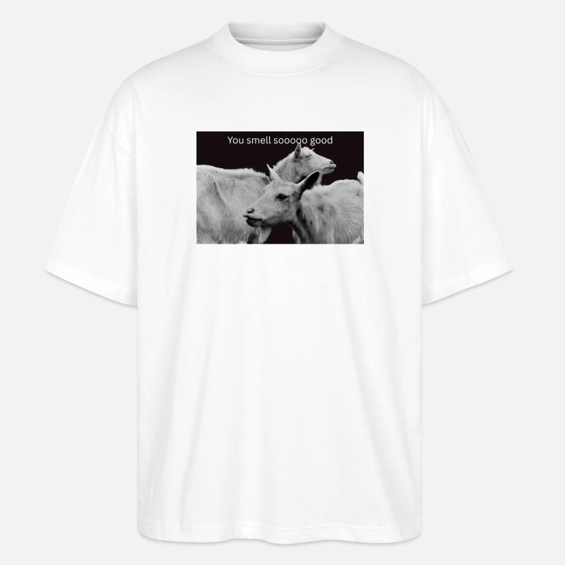 Tu sens tellement bon - T-shirt bio Blaster 2.0 coupe oversize Stanley/Stella Unisexe - blanc
