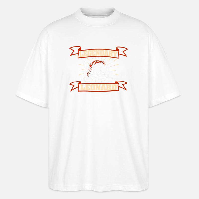 Leonard - Stanley/Stella Oversized Unisex Organic T-shirt Blaster 2.0 - white