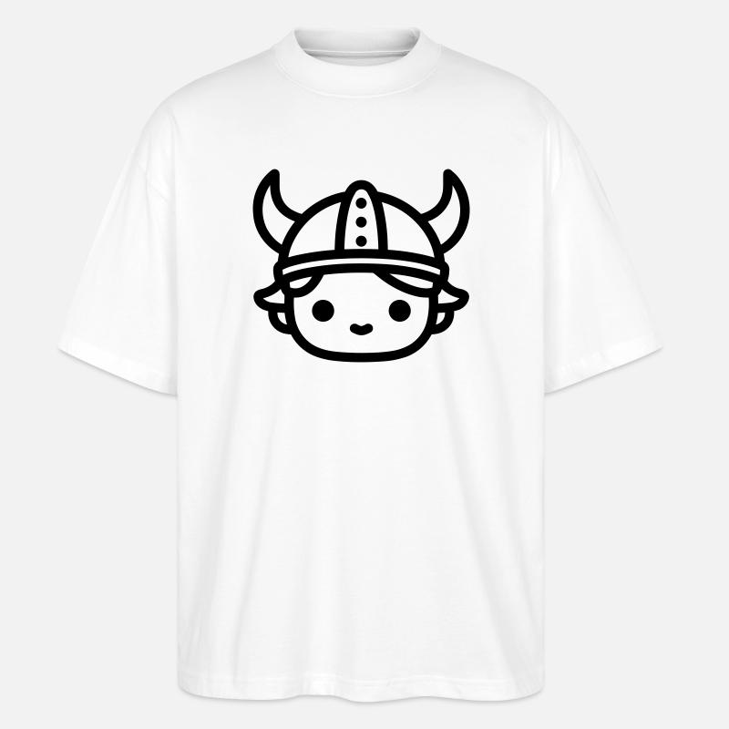 Viking - Stanley/Stella Oversized Unisex Organic T-shirt Blaster 2.0 - white