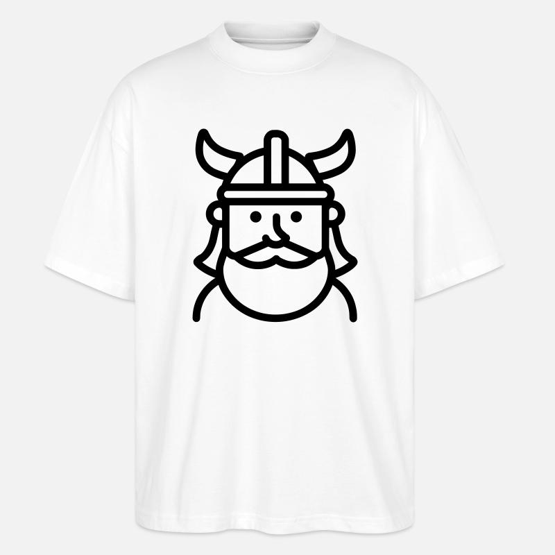 viking - T-shirt bio Blaster 2.0 coupe oversize Stanley/Stella Unisexe - blanc