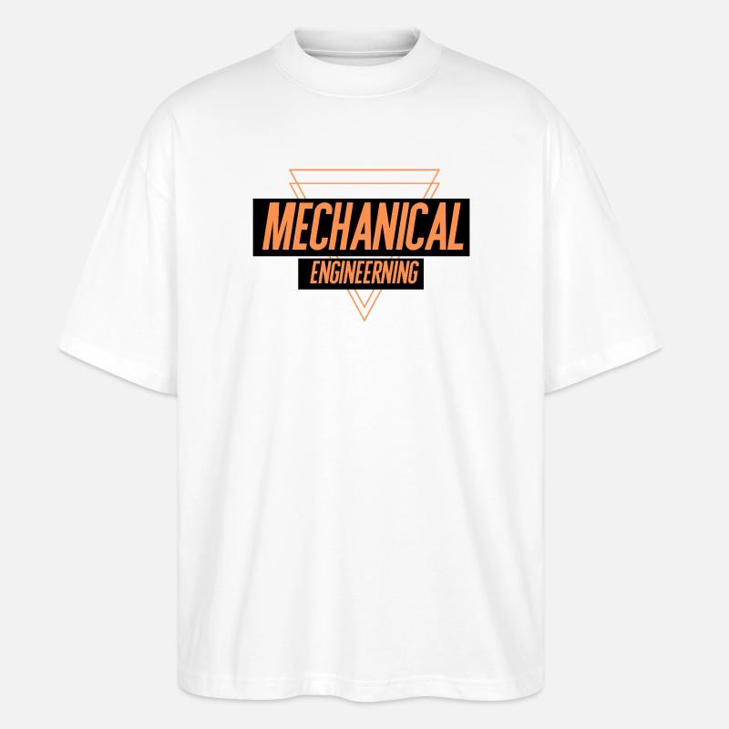 Mechanical Engineering  - Stanley/Stella Oversized Unisex Organic T-shirt Blaster 2.0 - white