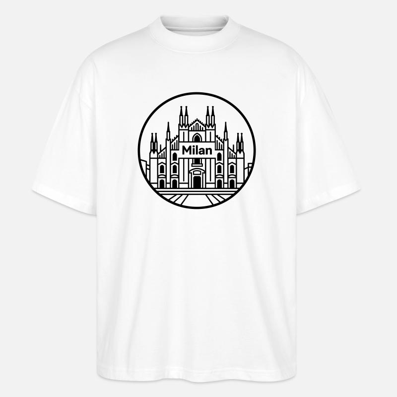 Mailand - Stanley/Stella Oversized Unisex Bio T-Shirt Blaster 2.0 - Weiß