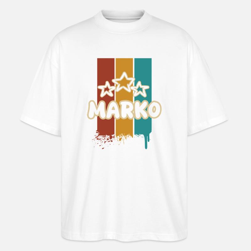 MARKO - T-shirt bio Blaster 2.0 coupe oversize Stanley/Stella Unisexe - blanc