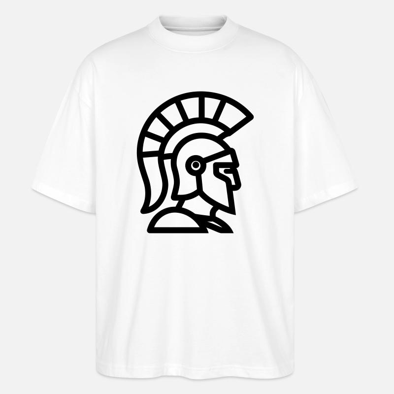 Spartanisch - Stanley/Stella Oversized Unisex Bio T-Shirt Blaster 2.0 - Weiß