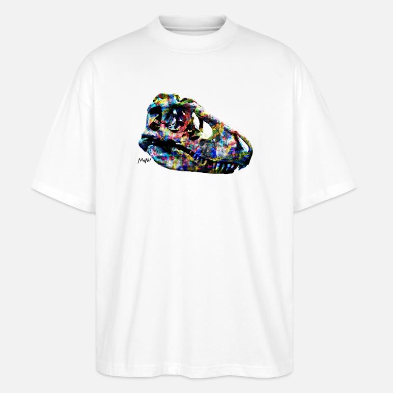 tarbosaurus - T-shirt bio Blaster 2.0 coupe oversize Stanley/Stella Unisexe - blanc