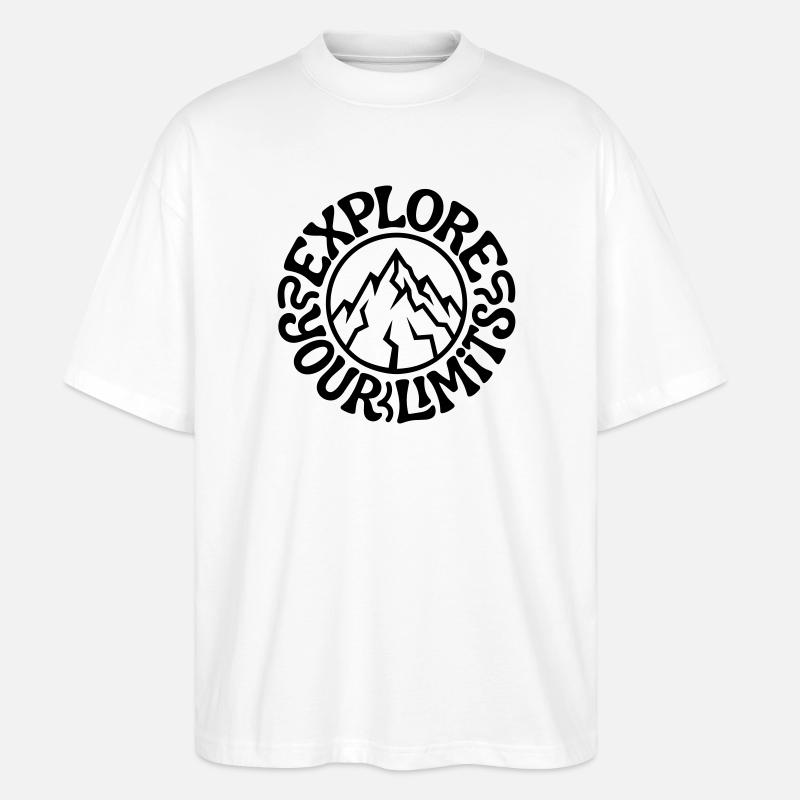 Alpinisme - T-shirt bio Blaster 2.0 coupe oversize Stanley/Stella Unisexe - blanc