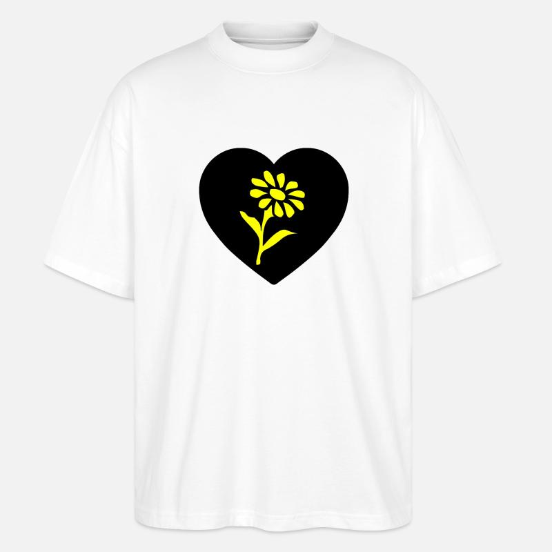 Fleur - T-shirt bio Blaster 2.0 coupe oversize Stanley/Stella Unisexe - blanc