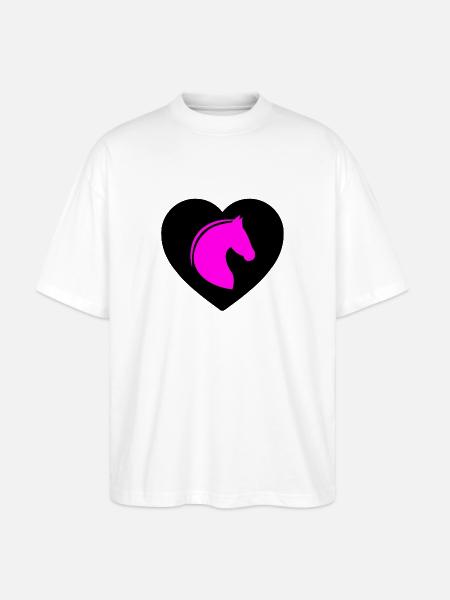 Chevaux - T-shirt bio Blaster 2.0 coupe oversize Stanley/Stella Unisexe - blanc