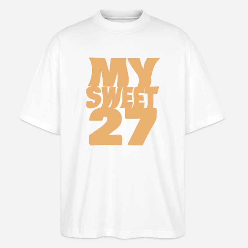 Suess 27 - Stanley/Stella Oversized Unisex Organic T-shirt Blaster 2.0 - white