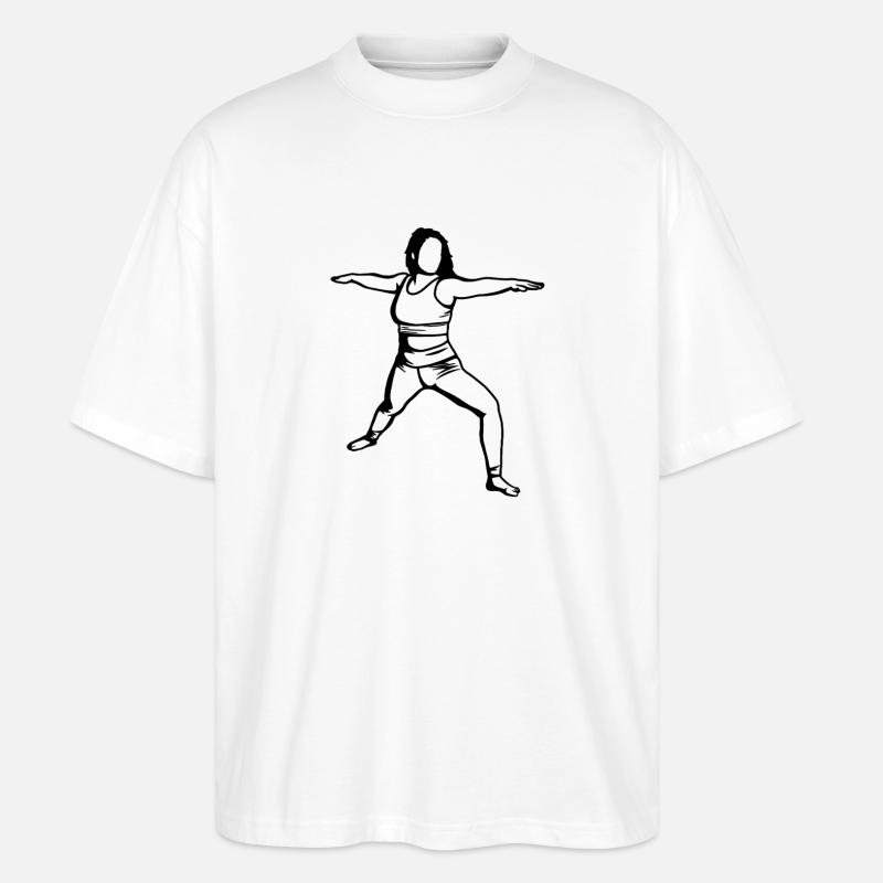 Yogini - T-shirt bio Blaster 2.0 coupe oversize Stanley/Stella Unisexe - blanc