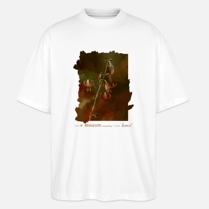 Lily - Stanley/Stella Oversized Unisex Organic T-shirt Blaster 2.0 - white