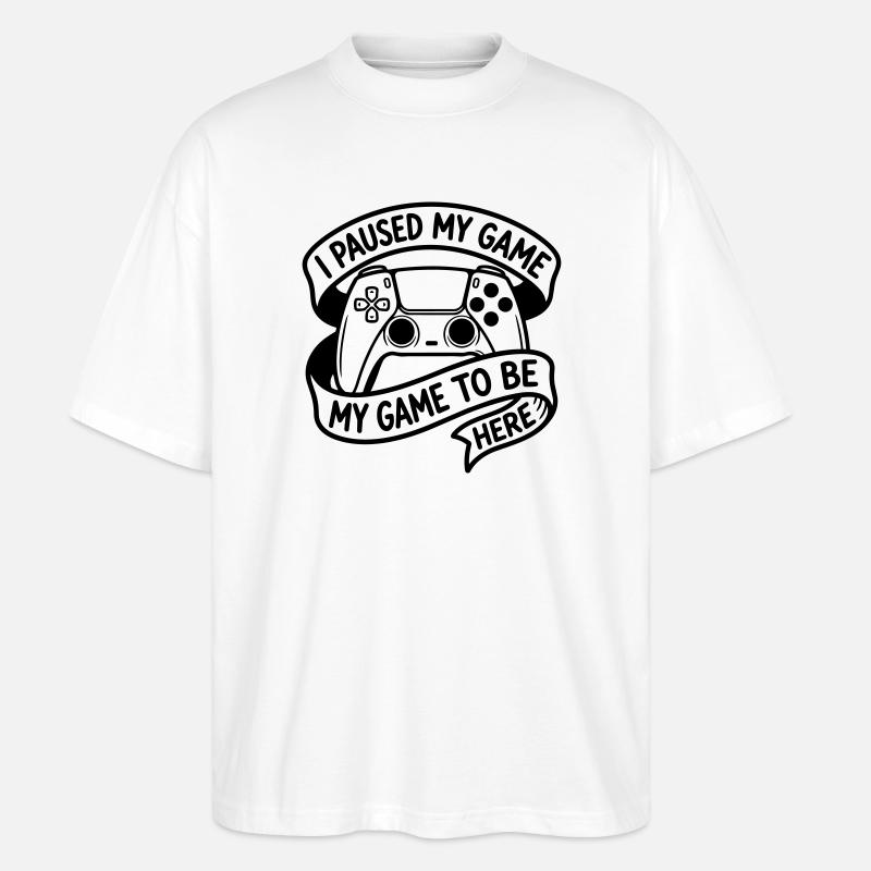 Gaming - Stanley/Stella Oversized Unisex Bio T-Shirt Blaster 2.0 - Weiß