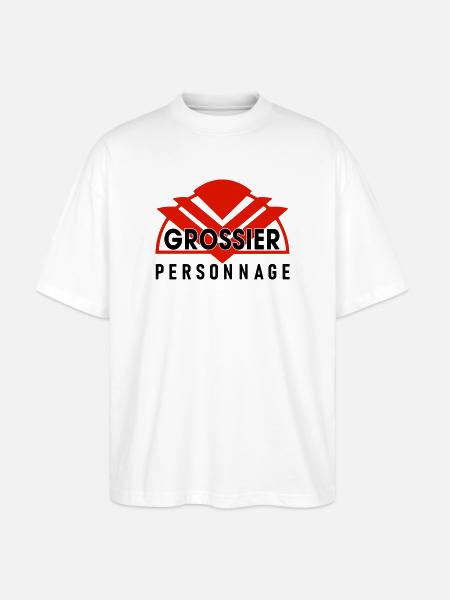 Gossier personnage - T-shirt bio Blaster 2.0 coupe oversize Stanley/Stella Unisexe - blanc