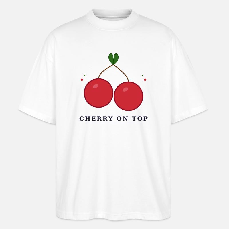 cherry on top - Stanley/Stella Oversized Unisex Bio T-Shirt Blaster 2.0 - Weiß