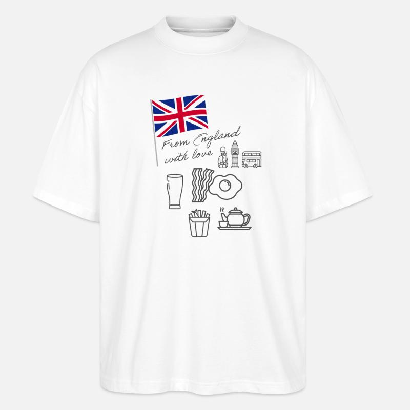 EXANGLIA - T-shirt bio Blaster 2.0 coupe oversize Stanley/Stella Unisexe - blanc