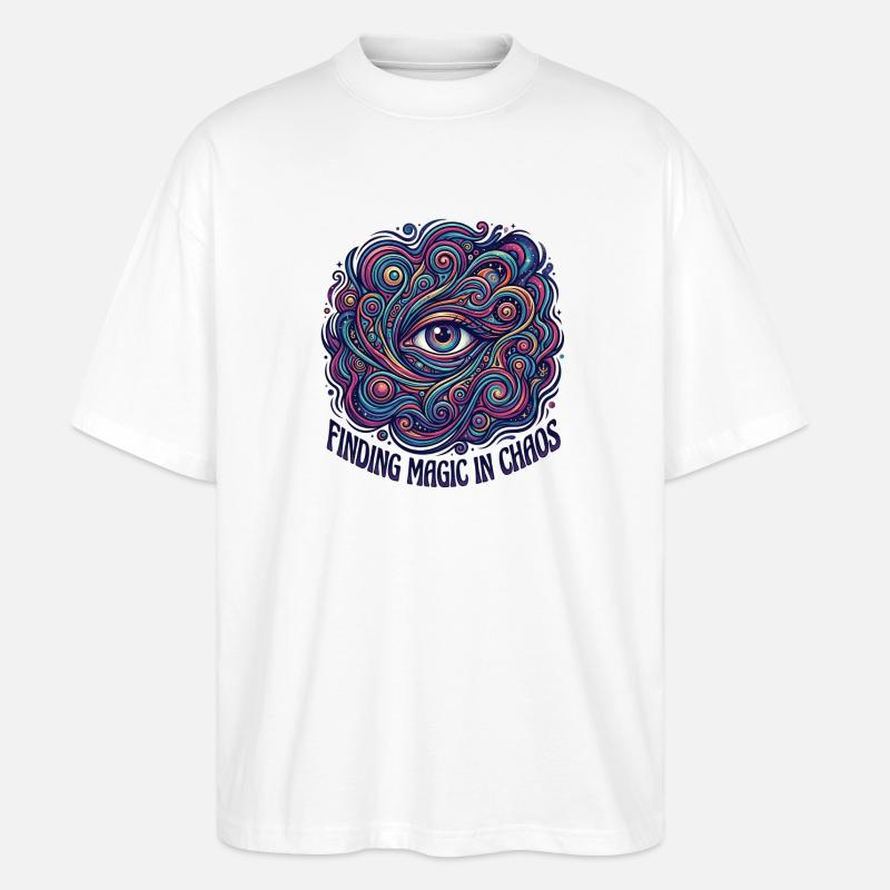 Magic Chaos - Stanley/Stella Oversized Unisex Organic T-shirt Blaster 2.0 - white