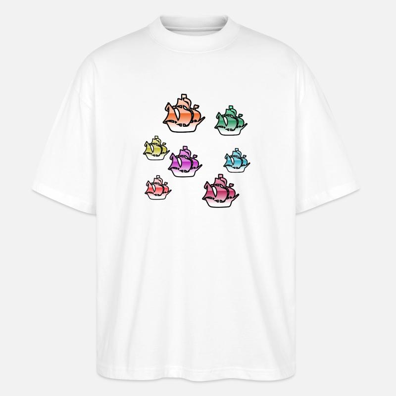 Voile - T-shirt bio Blaster 2.0 coupe oversize Stanley/Stella Unisexe - blanc