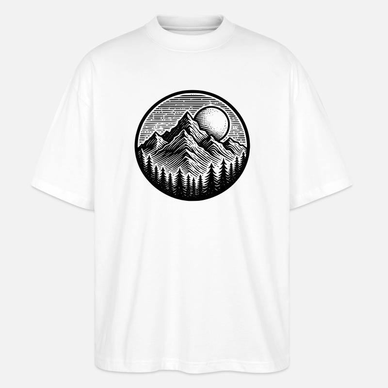 Mountaindesign - Stanley/Stella Oversized Unisex Bio T-Shirt Blaster 2.0 - Weiß