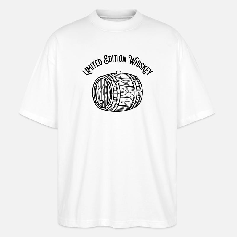 Whiskey - Stanley/Stella Oversized Unisex Bio T-Shirt Blaster 2.0 - Weiß