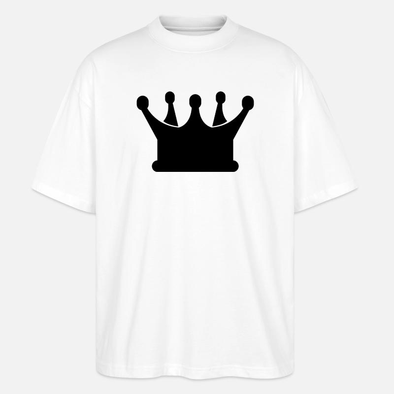 Crown - Stanley/Stella Oversized Unisex Organic T-shirt Blaster 2.0 - white